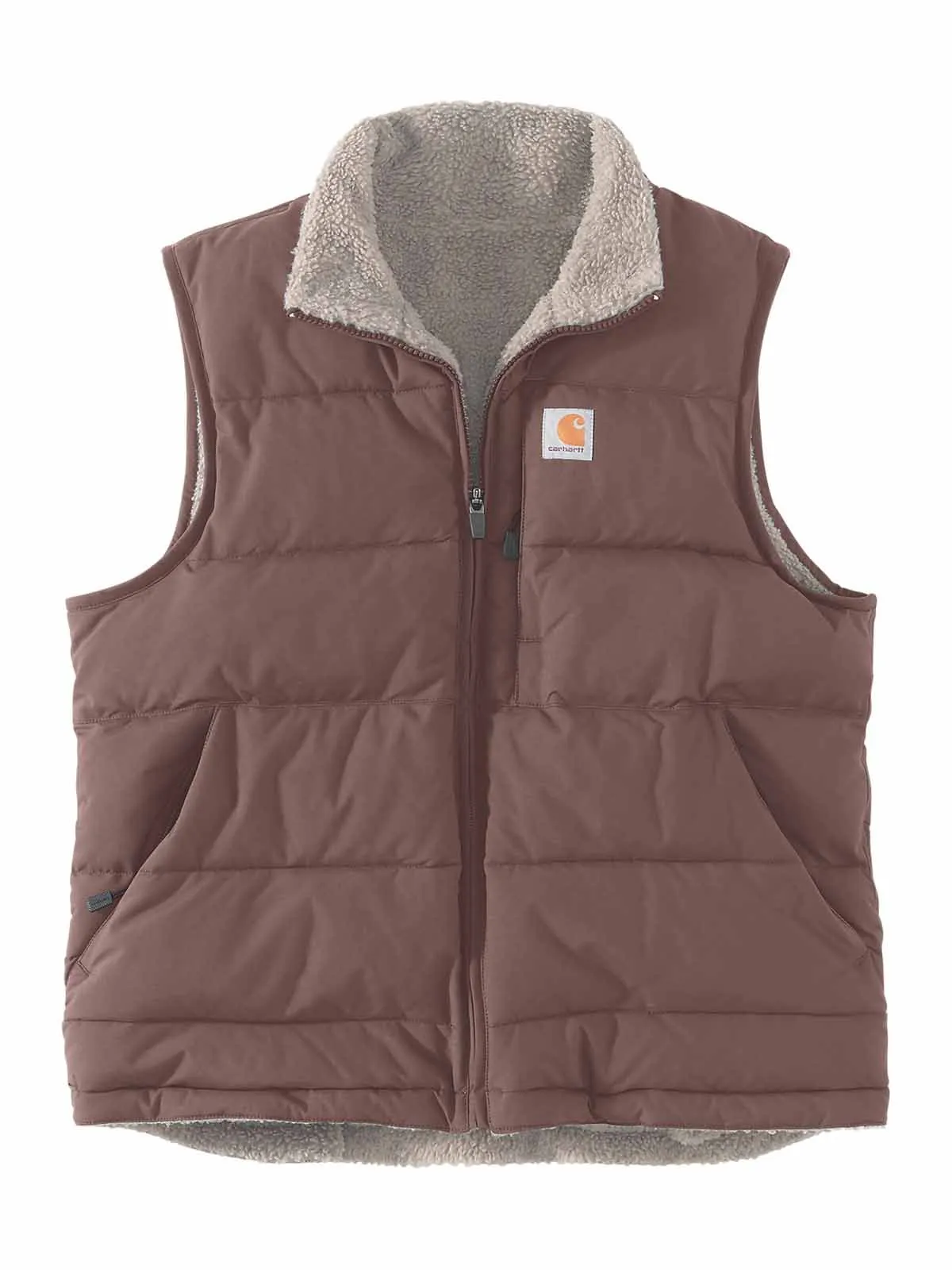 105607&#x20;Women&#x27;s&#x20;Work&#x20;Vest&#x20;Reversible&#x20;Montana&#x20;Sherpa&#x20;-&#x20;Carhartt
