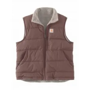 105607&#x20;Women&#x27;s&#x20;Work&#x20;Vest&#x20;Reversible&#x20;Montana&#x20;Sherpa&#x20;-&#x20;Carhartt