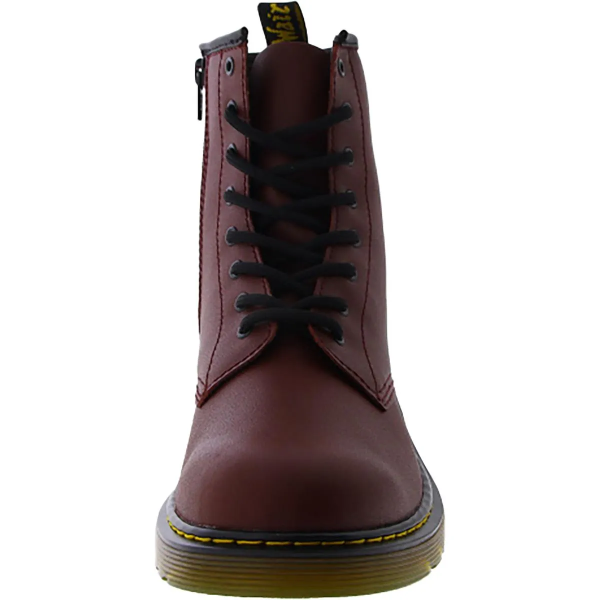 1460 Y Boys Leather Ankle Combat & Lace-up Boots
