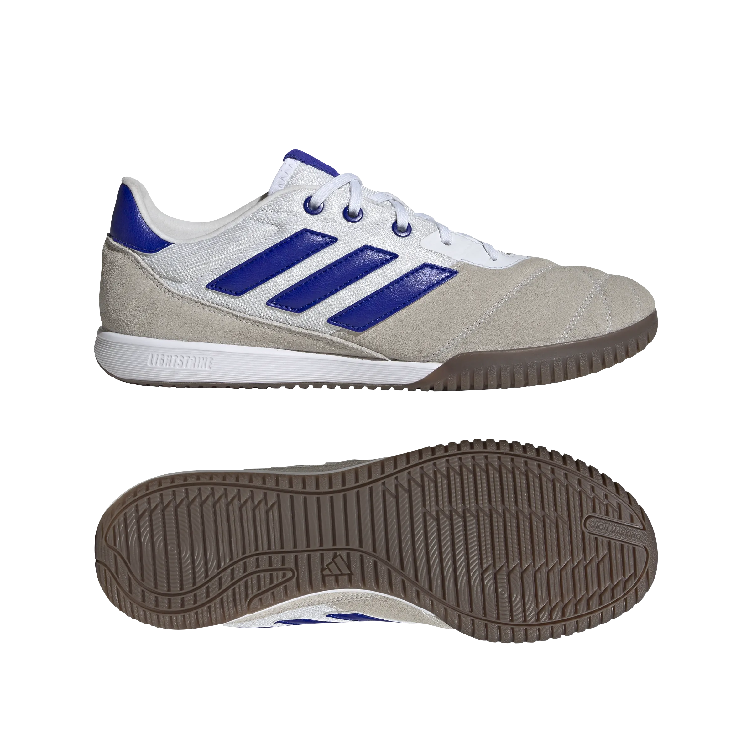 Adidas Copa Gloro IN Indoor Football Shoes (White/Lucid Blue/Gum)