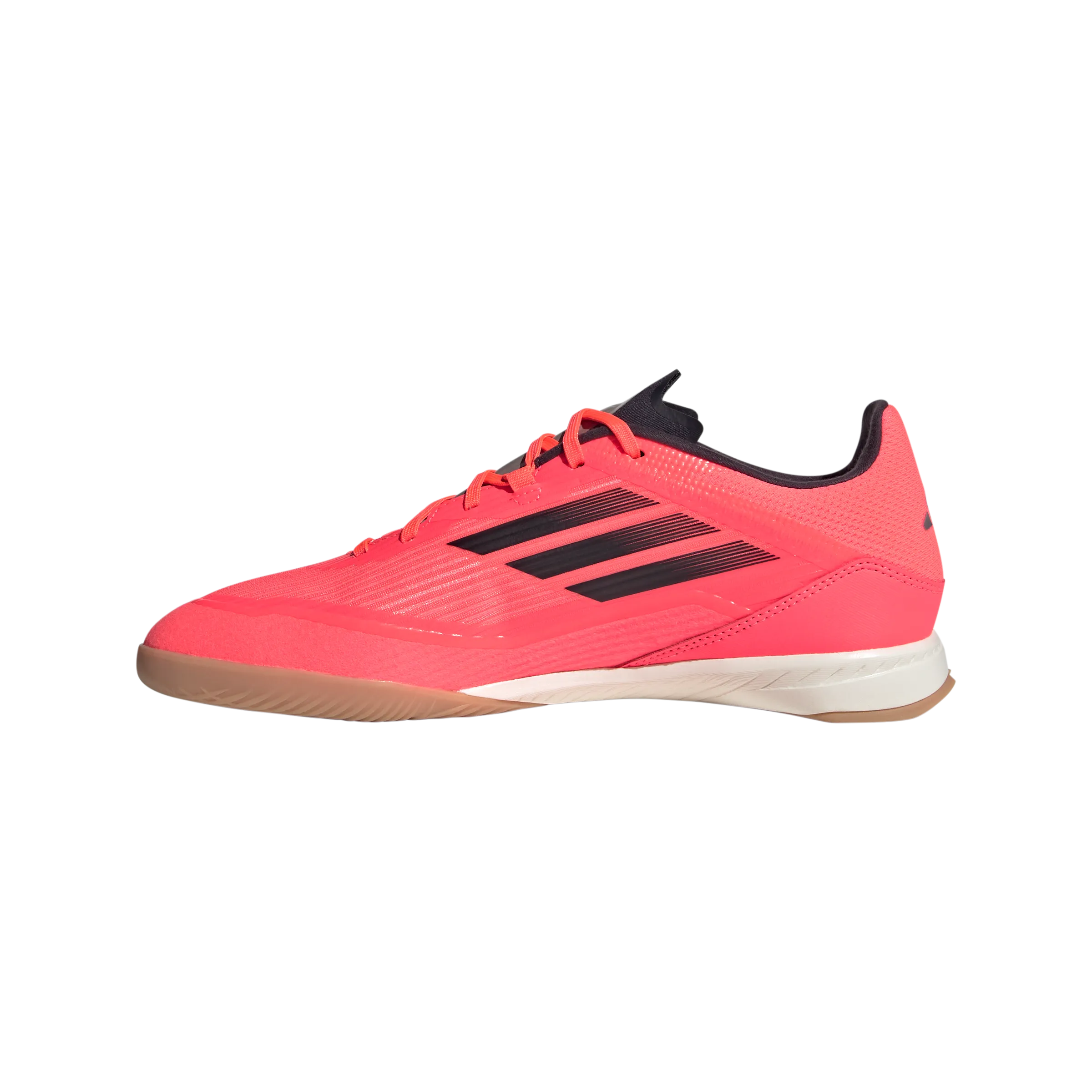 Adidas F50 League IN Indoor Football Shoes (Turbo/Aurora Black/Platinum Metallic)