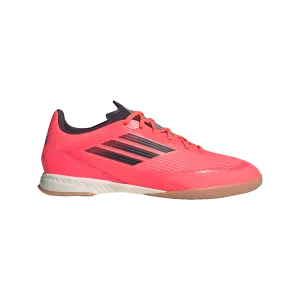 Adidas F50 League IN Indoor Football Shoes (Turbo/Aurora Black/Platinum Metallic)