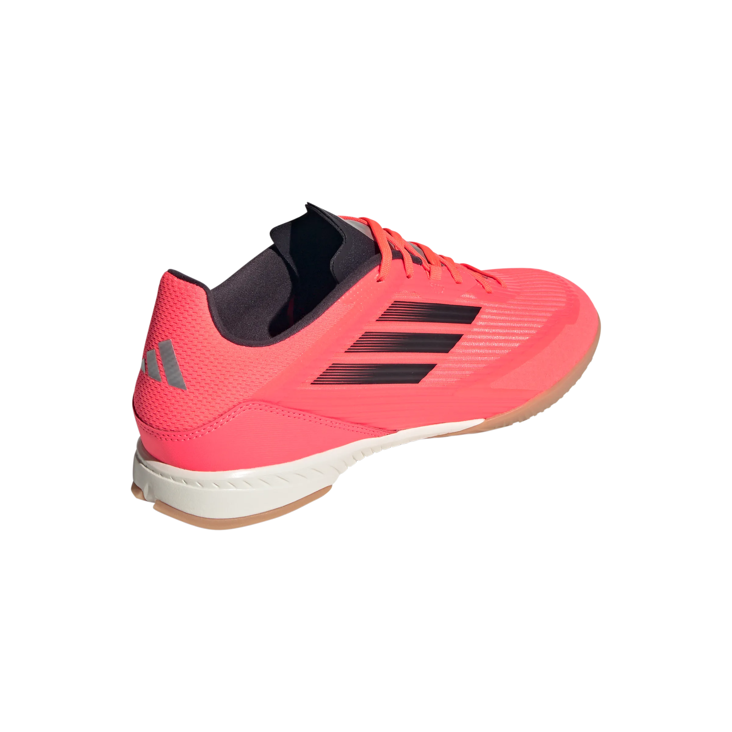 Adidas F50 League IN Indoor Football Shoes (Turbo/Aurora Black/Platinum Metallic)