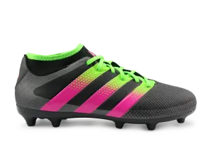 adidas Men's ACE 16.3 Primemesh FG/AG Black/Solar Green/Shock Pink