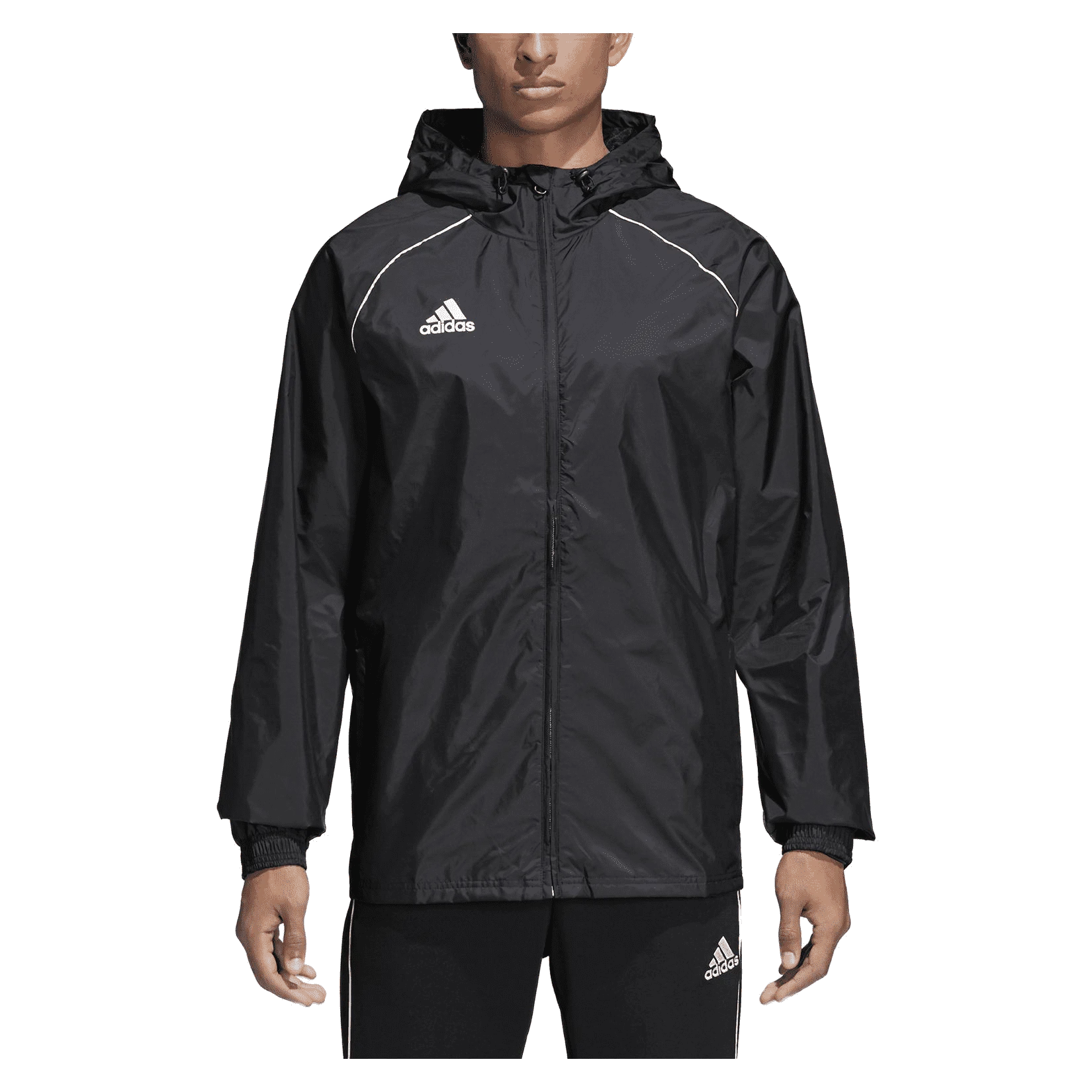 Adidas Rain Jacket Adults S-XXL - Black