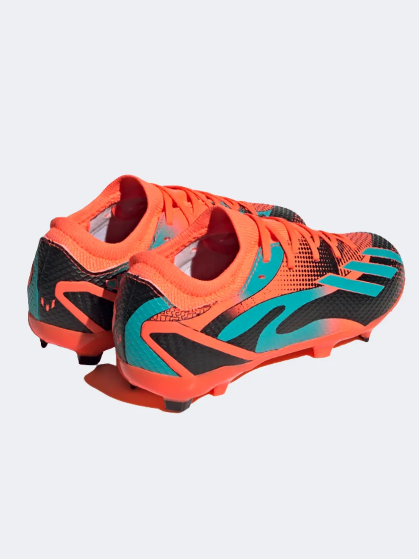Adidas X Speedportal Messi.3 Firm Ground Kids Football Shoes Orange/Mint