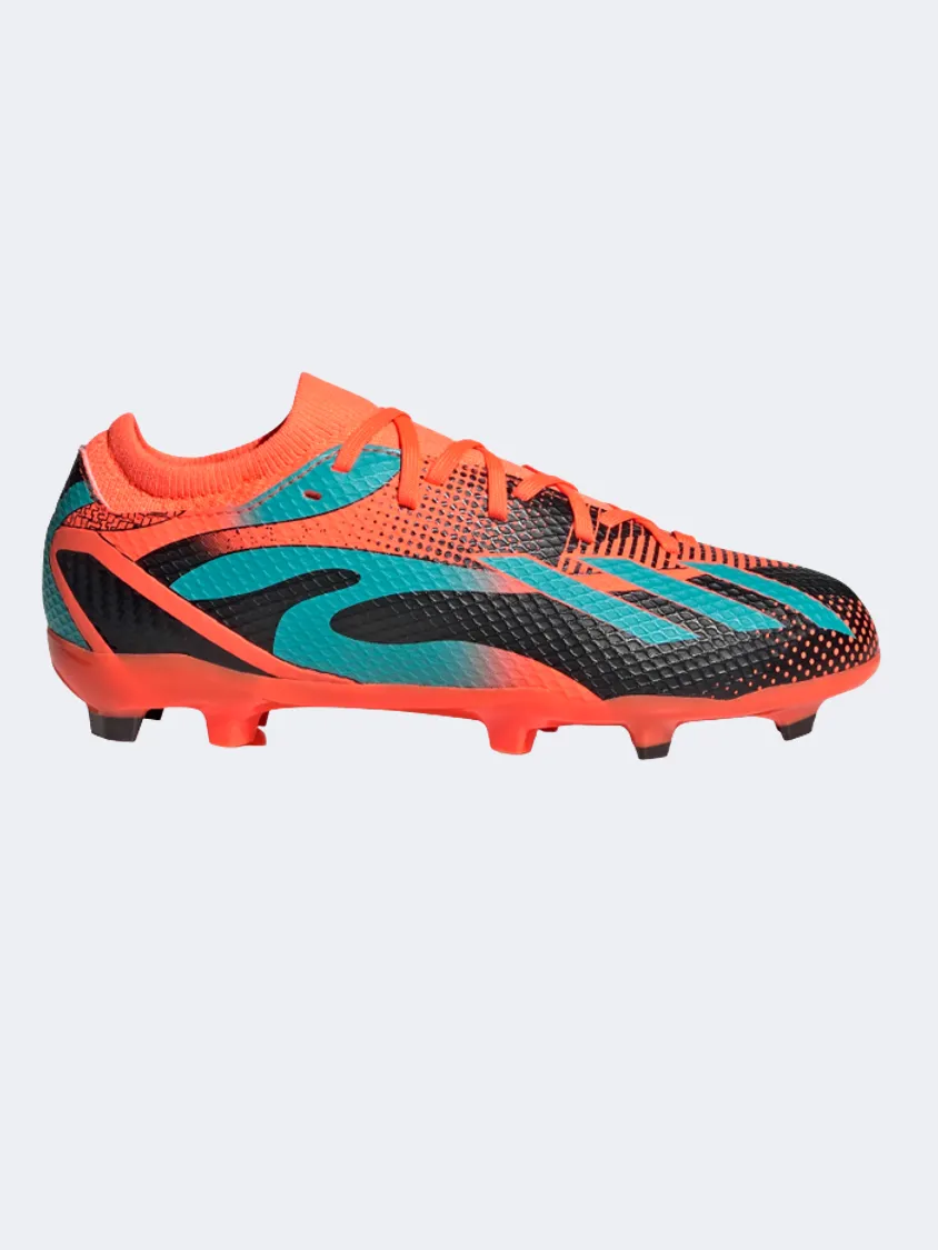 Adidas X Speedportal Messi.3 Firm Ground Kids Football Shoes Orange/Mint