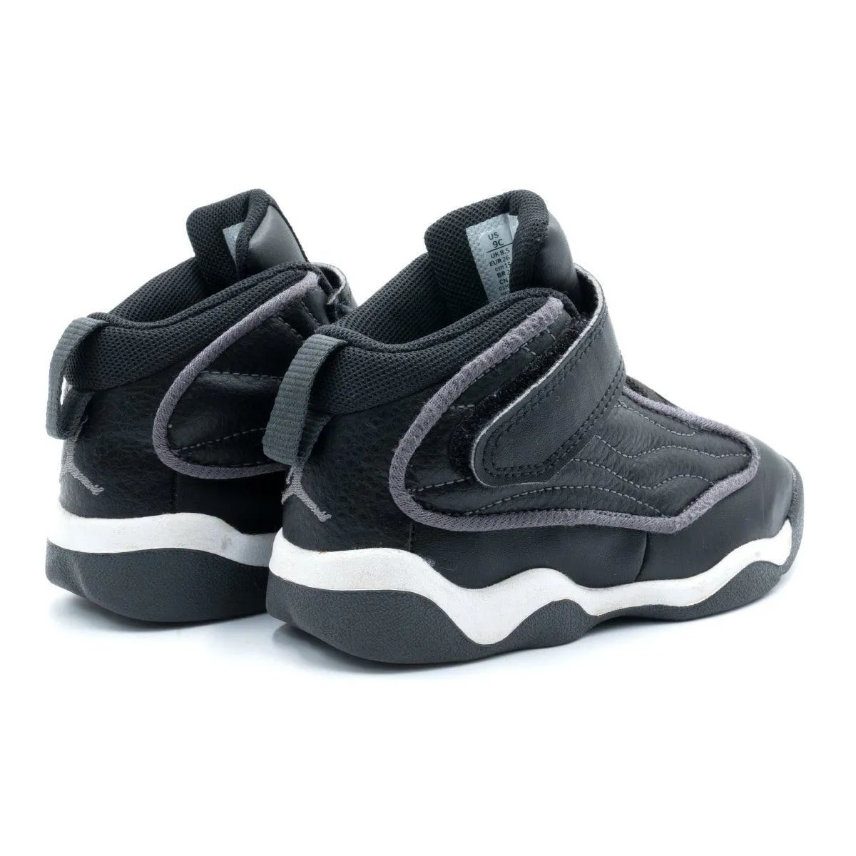 Air Jordan Pro Strong Sneakers Leather Black Colour For Kids