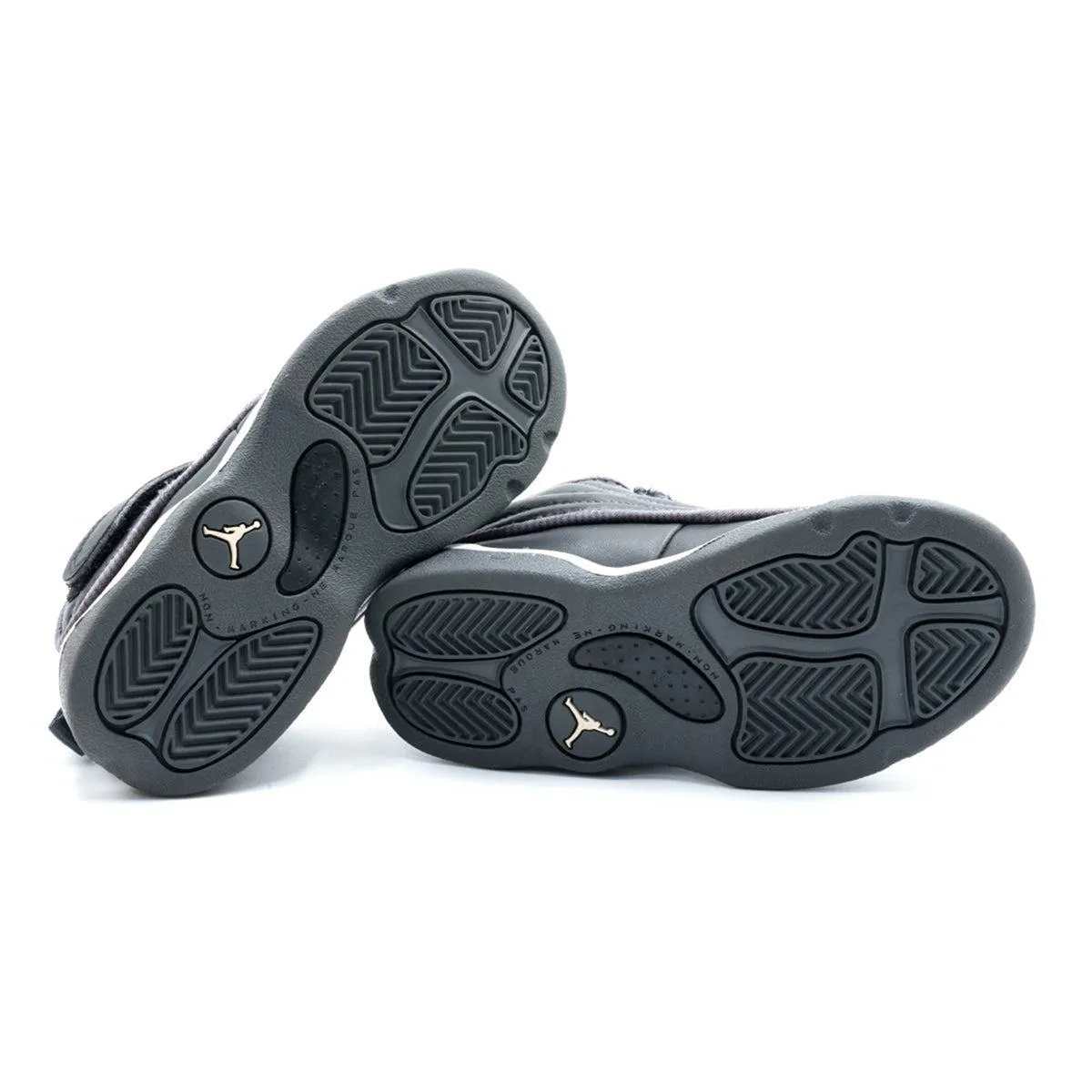 Air Jordan Pro Strong Sneakers Leather Black Colour For Kids