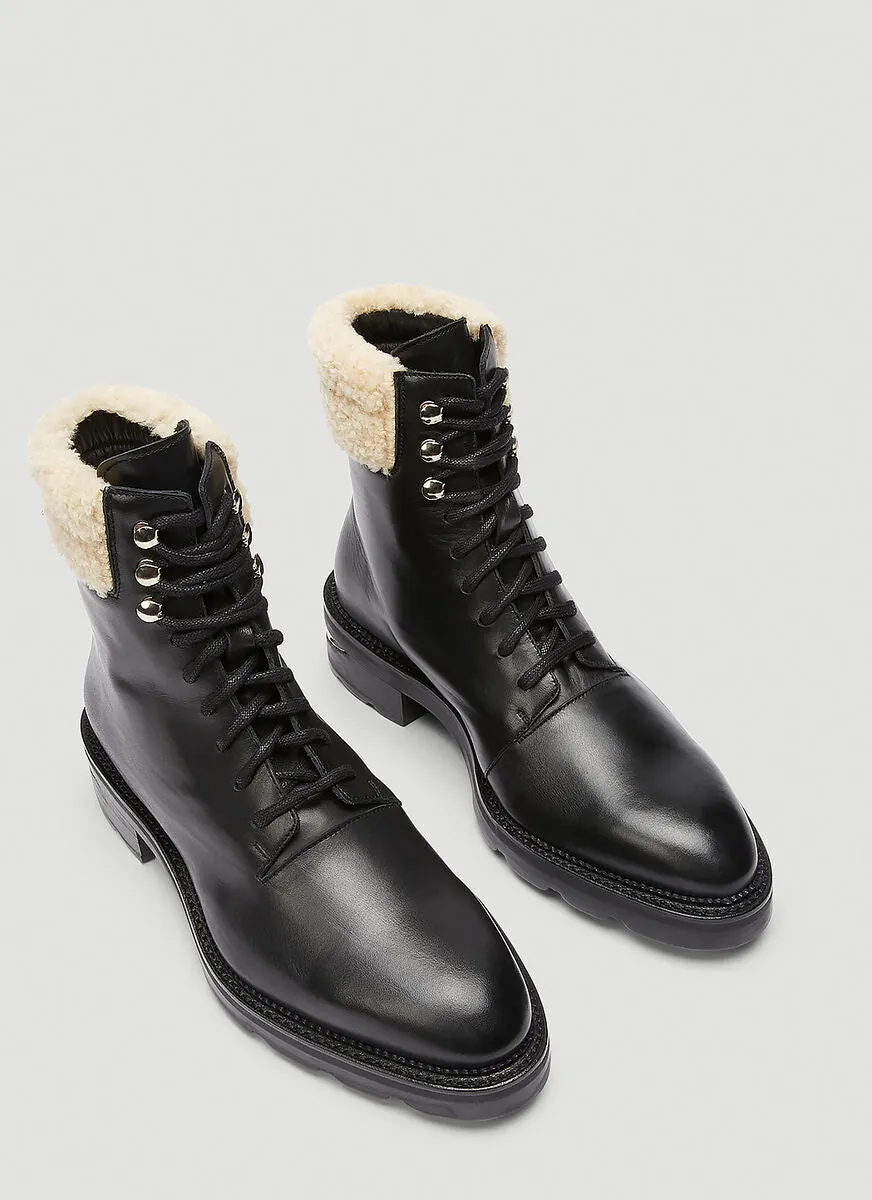 Alexander Wang Andy Shearling Hiker Boots