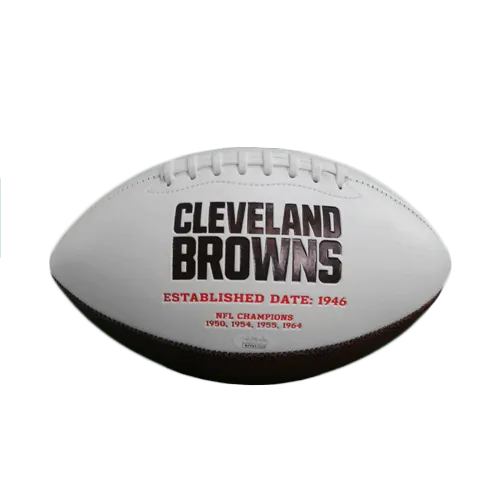 Antonio Callaway Cleveland Browns Autographed Full Size White Logo Football (JSA)