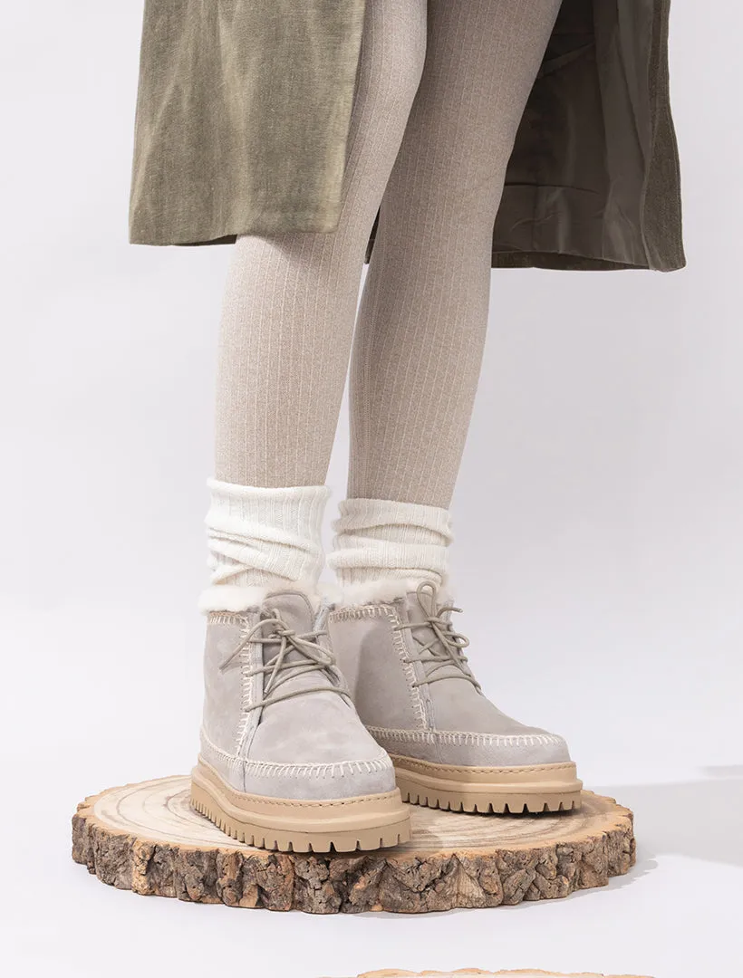 Argo 4.0. Crochet Fossil Suede Natural