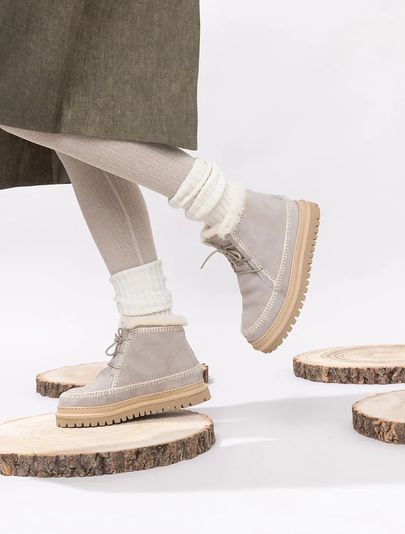 Argo 4.0. Crochet Fossil Suede Natural