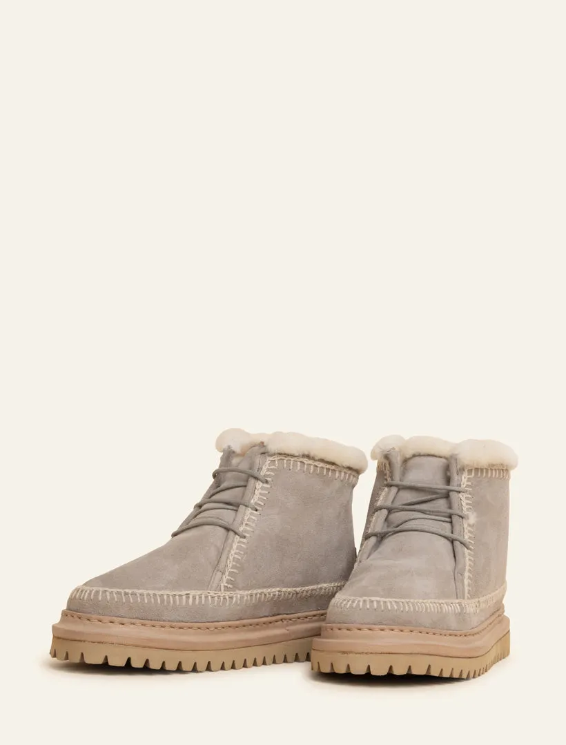 Argo 4.0. Crochet Fossil Suede Natural