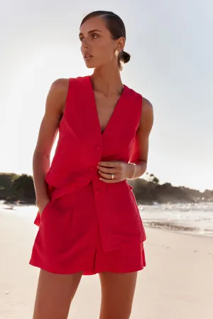 Aubri Shorts (Red)