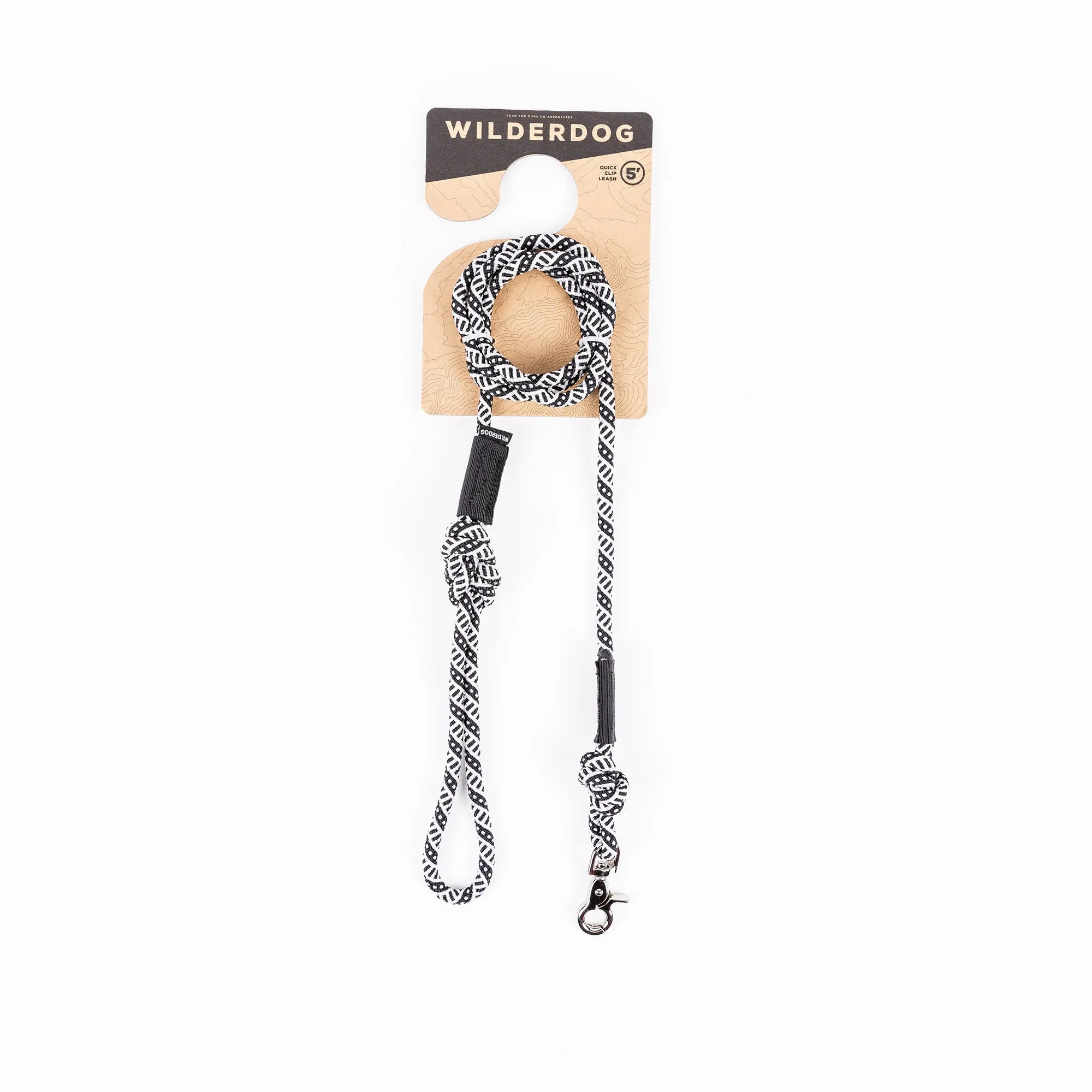Black and White Quick Clip Leash