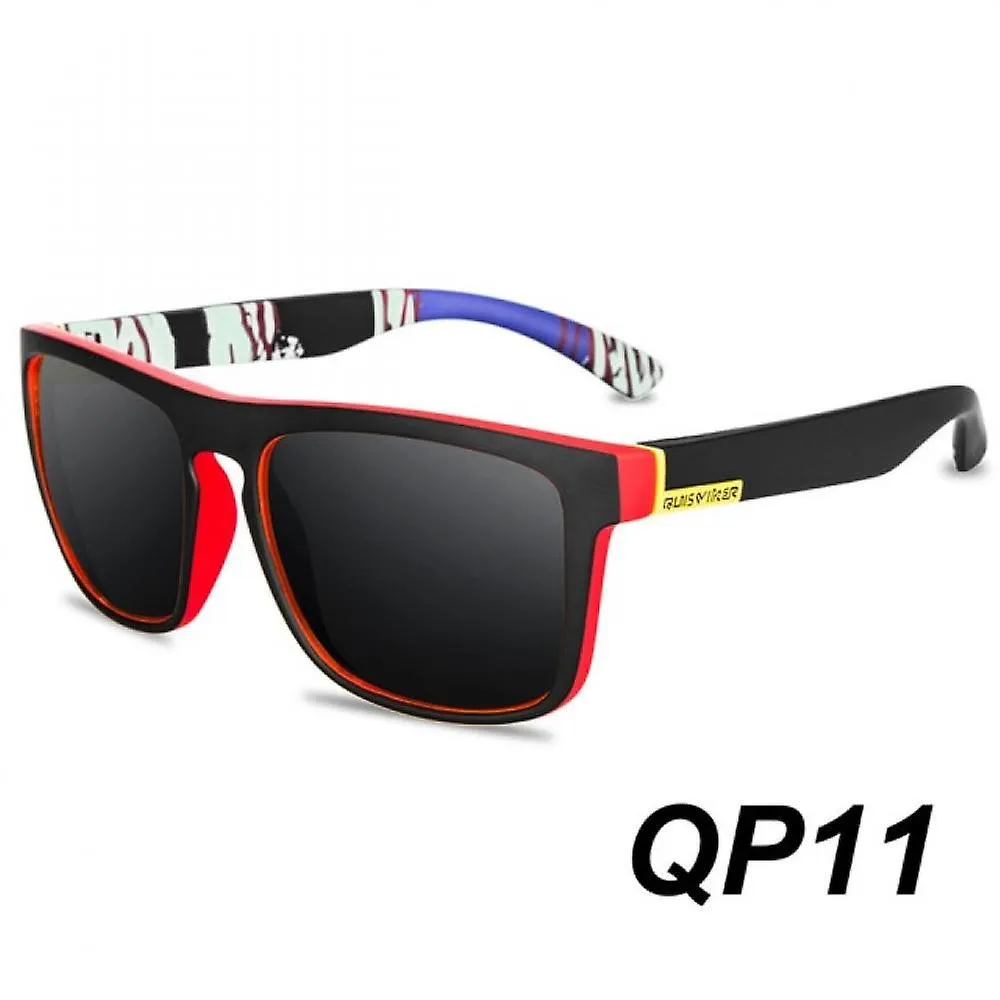 Black Red Polarized Glasses Men Women Camping Hiking