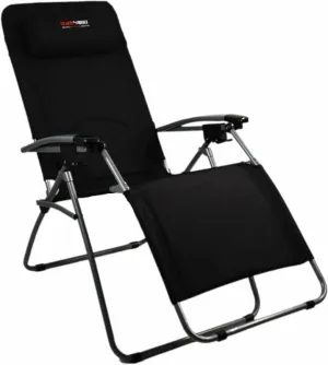 BlackWolf Folding Reclining Chair - Jet Black