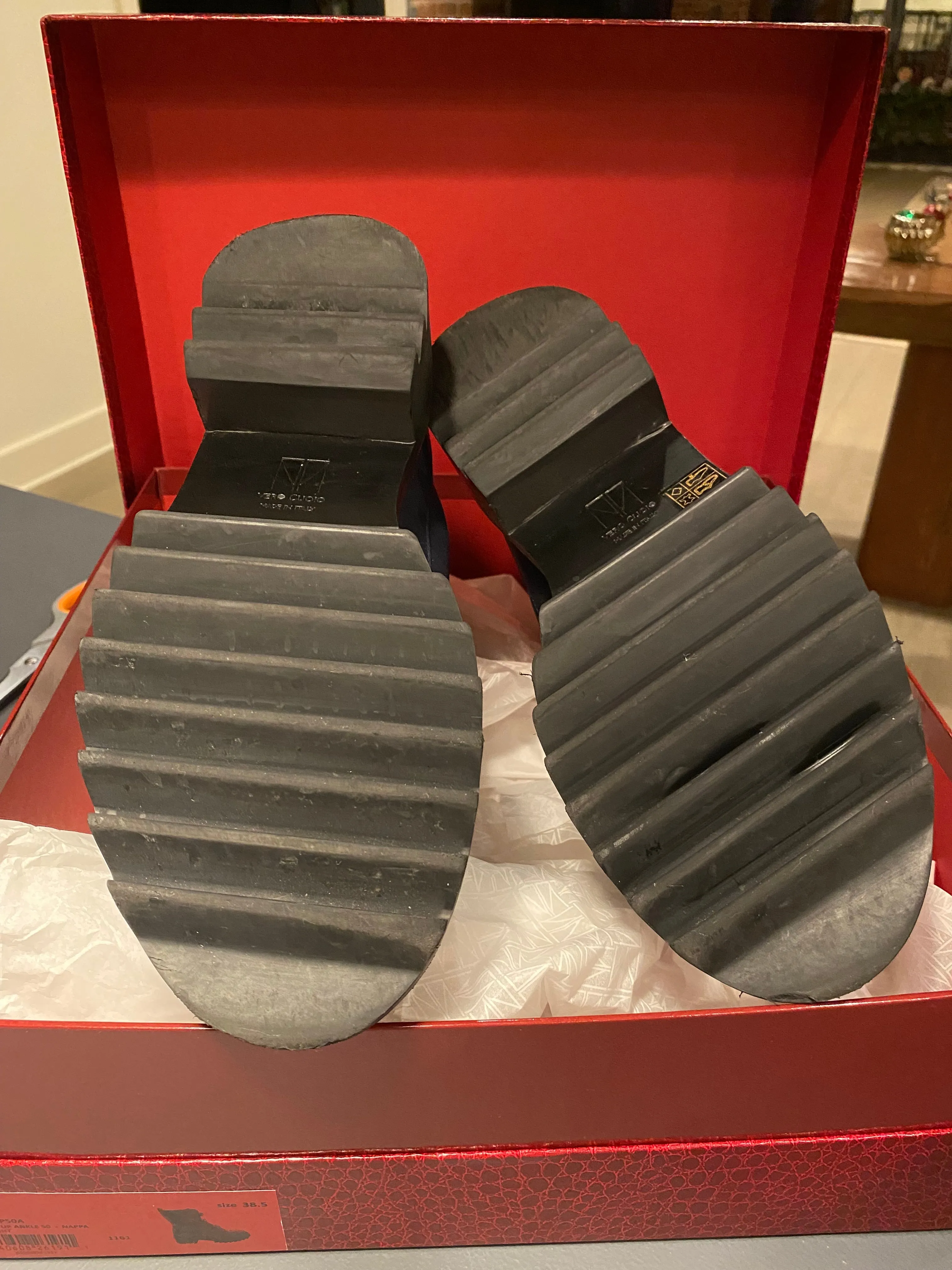 Buckle-Up Shearling Boots - 8.5
