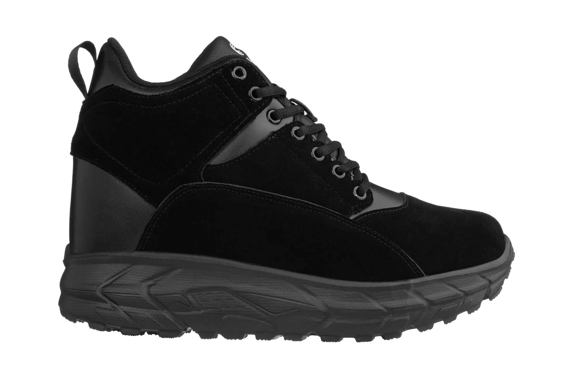 CALTO - S22801 - 4 Inches Taller (Black) - Hiking Style Boots