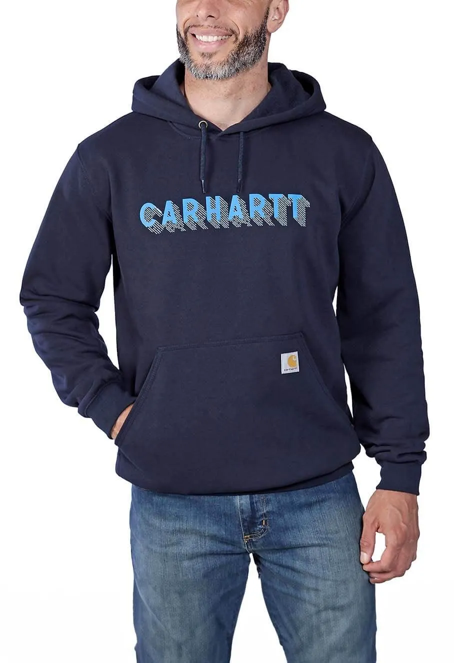 Carhartt&#x20;Work&#x20;Hoodie&#x20;Rain&#x20;Defender&#x20;105944&#x20;-&#x20;Blue