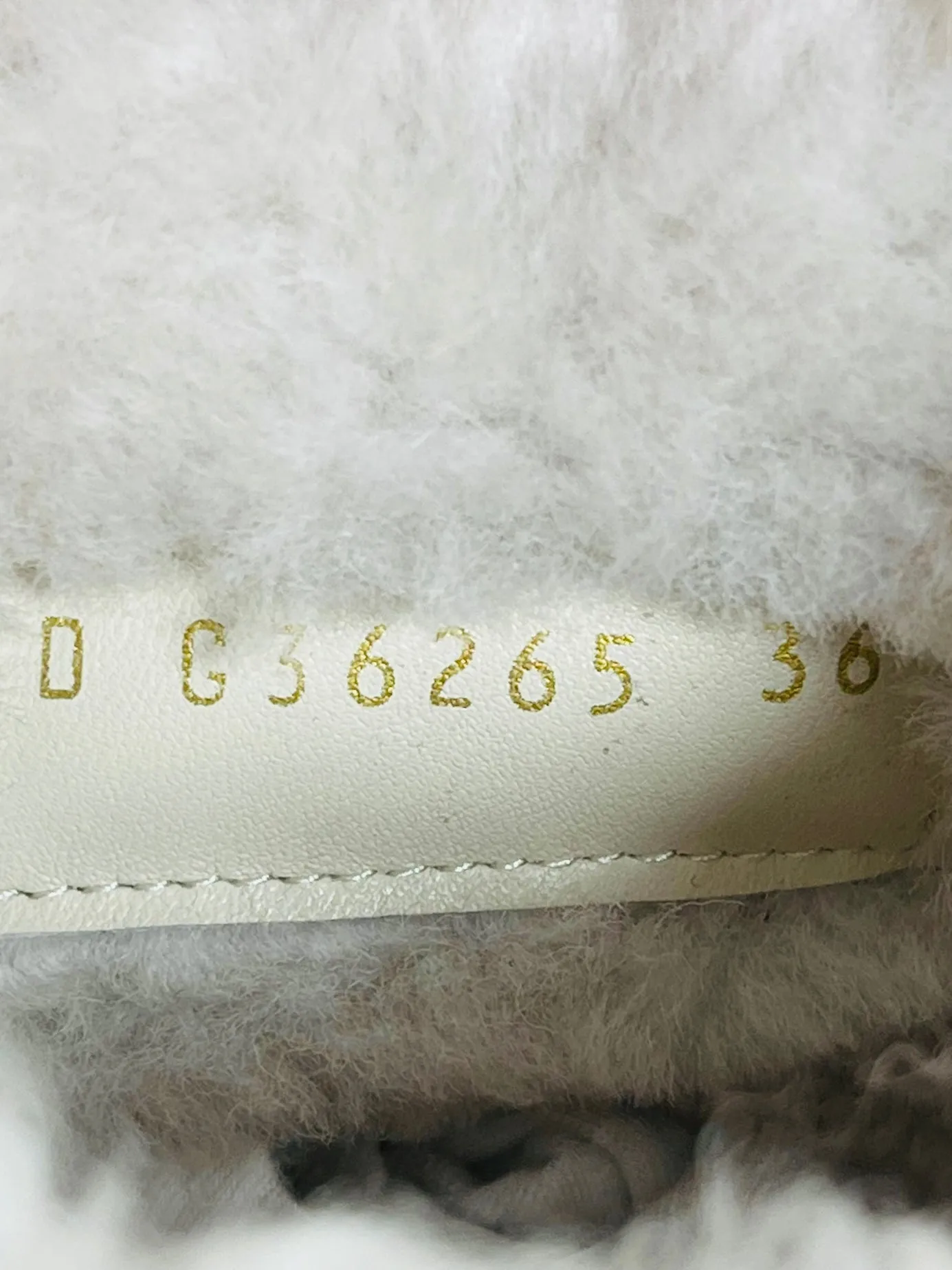 Chanel 'CC' Logo Lambskin & Shearing Ankle Boots. Size 36