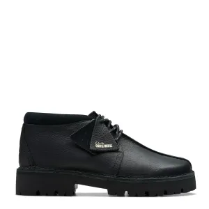 Clarks Originals Trek Hike Shoe Black Leather