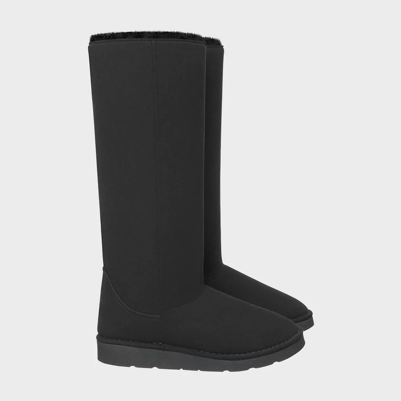 Classic Crystal Unisex Vegan Faux Fur Lined Long Boots | Multiple Colours