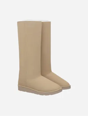 Classic Crystal Unisex Vegan Faux Fur Lined Long Boots | Multiple Colours