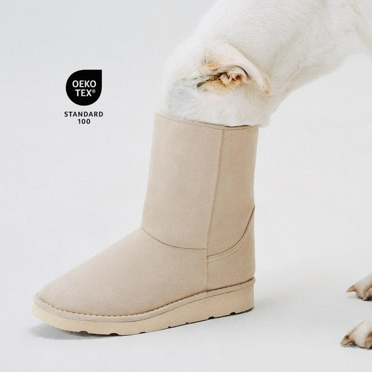 Classic Unisex Vegan Faux Fur Lined Boots | Multiple Colours
