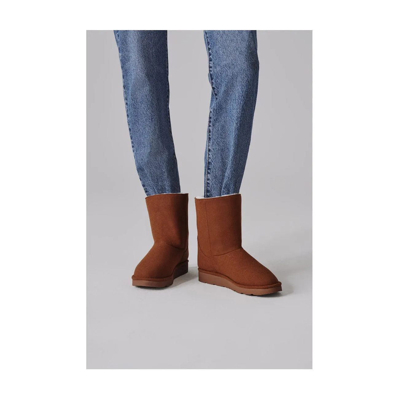 Classic Unisex Vegan Faux Fur Lined Boots | Multiple Colours