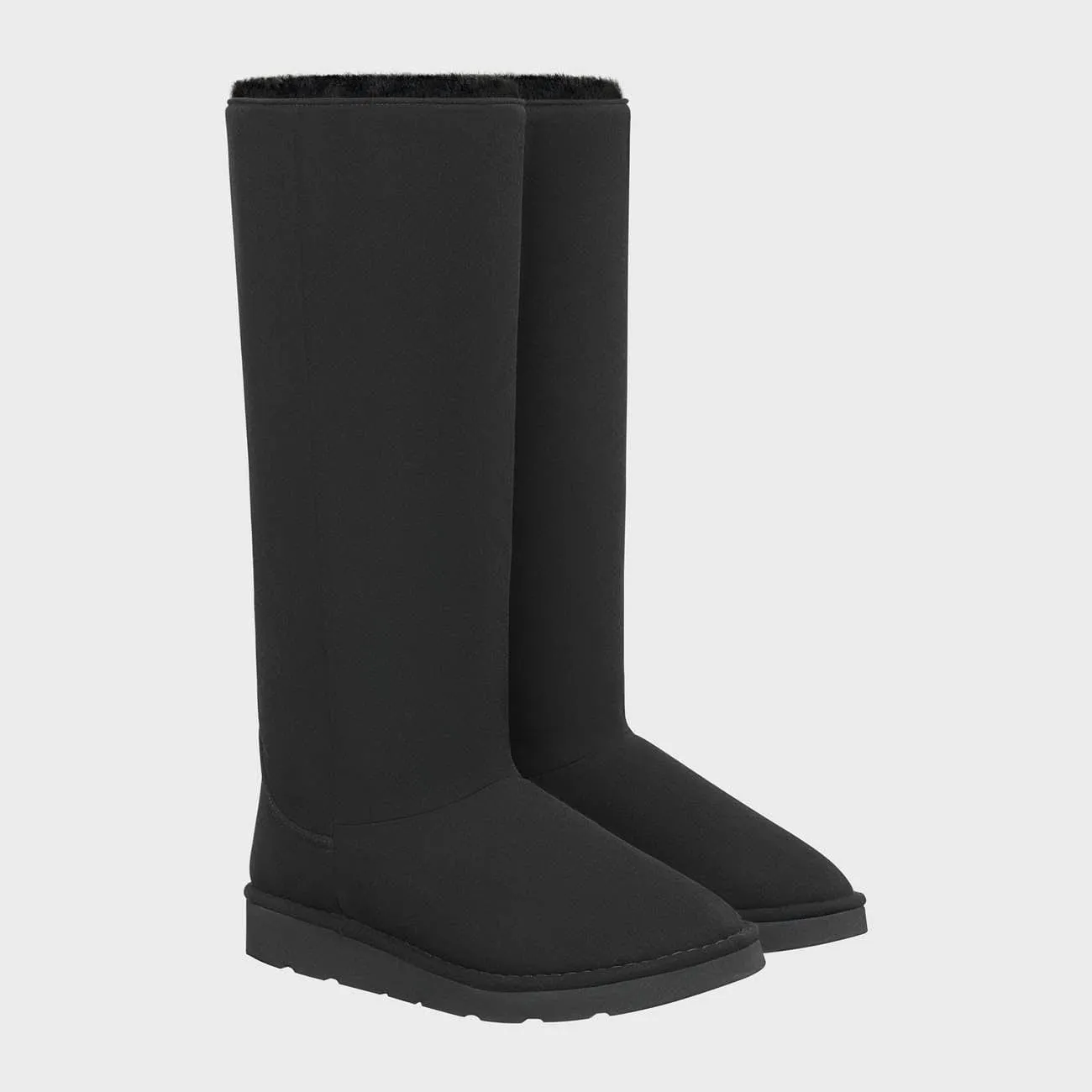 Classic Unisex Vegan Faux Fur Lined Long Boots | Multiple Colours