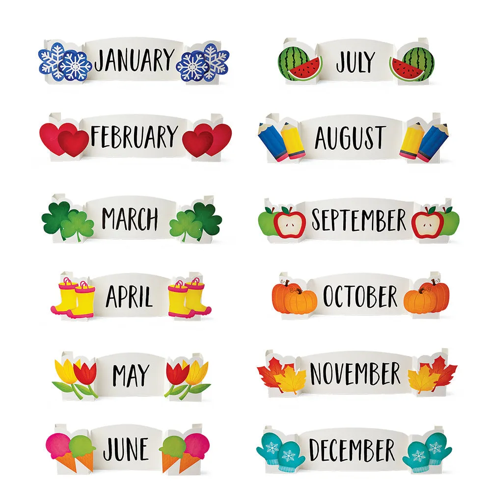 Creative Teaching 3D Pop Months of the Year (CTP 10207)
