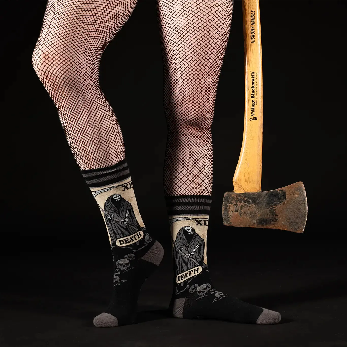 Death Tarot Card Unisex Crew Socks