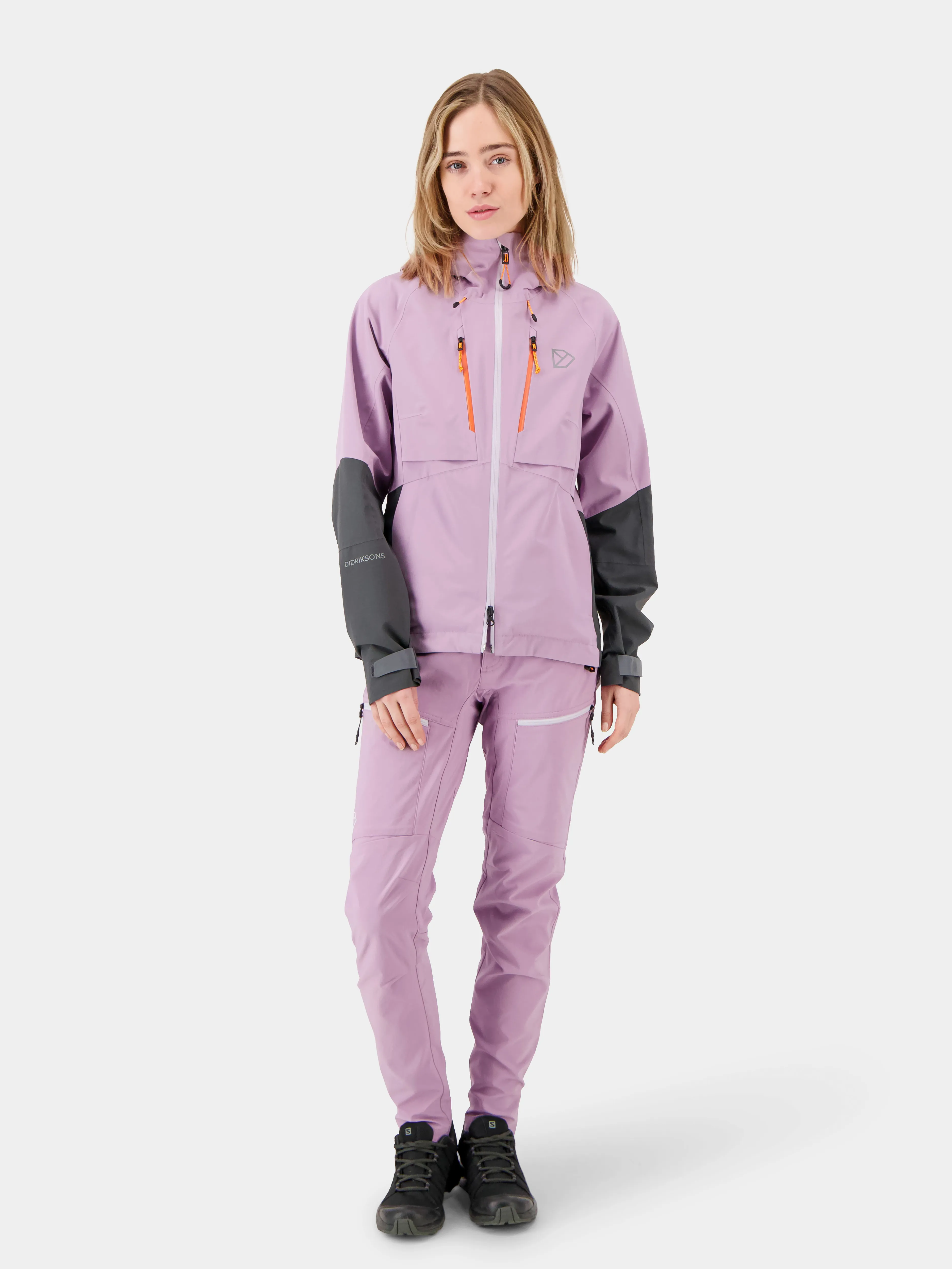 Didriksons Women&#x27;s Indus Jacket Purple Rain | Buy Didriksons Women&#x27;s Indus Jacket Purple Rain here | Outnorth