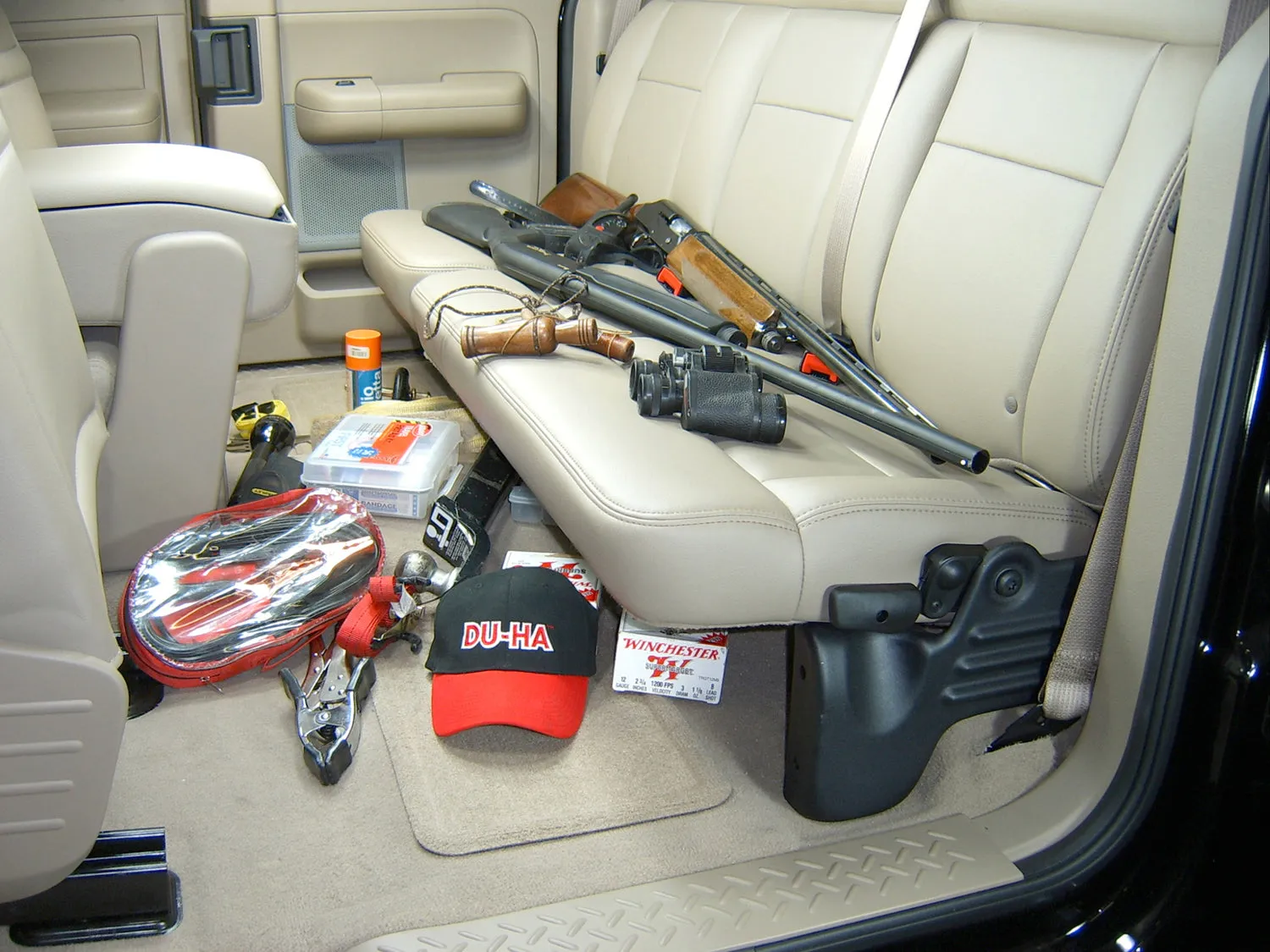 DU-HA 20006 DU-HA® Interior Storage/Gun Case; Incl. Gun Rack/Organizer; Tan;