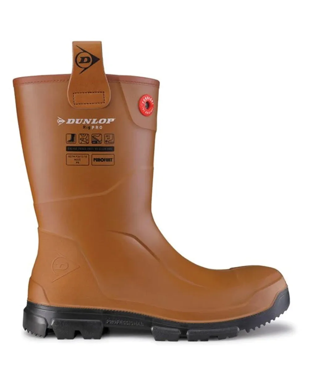 Dunlop Purofort RigPRO Full Safety Fur Lining Wellingtons