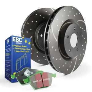 EBC Brakes S10KF1120 S10 Kits Greenstuff 2000 and GD Rotors