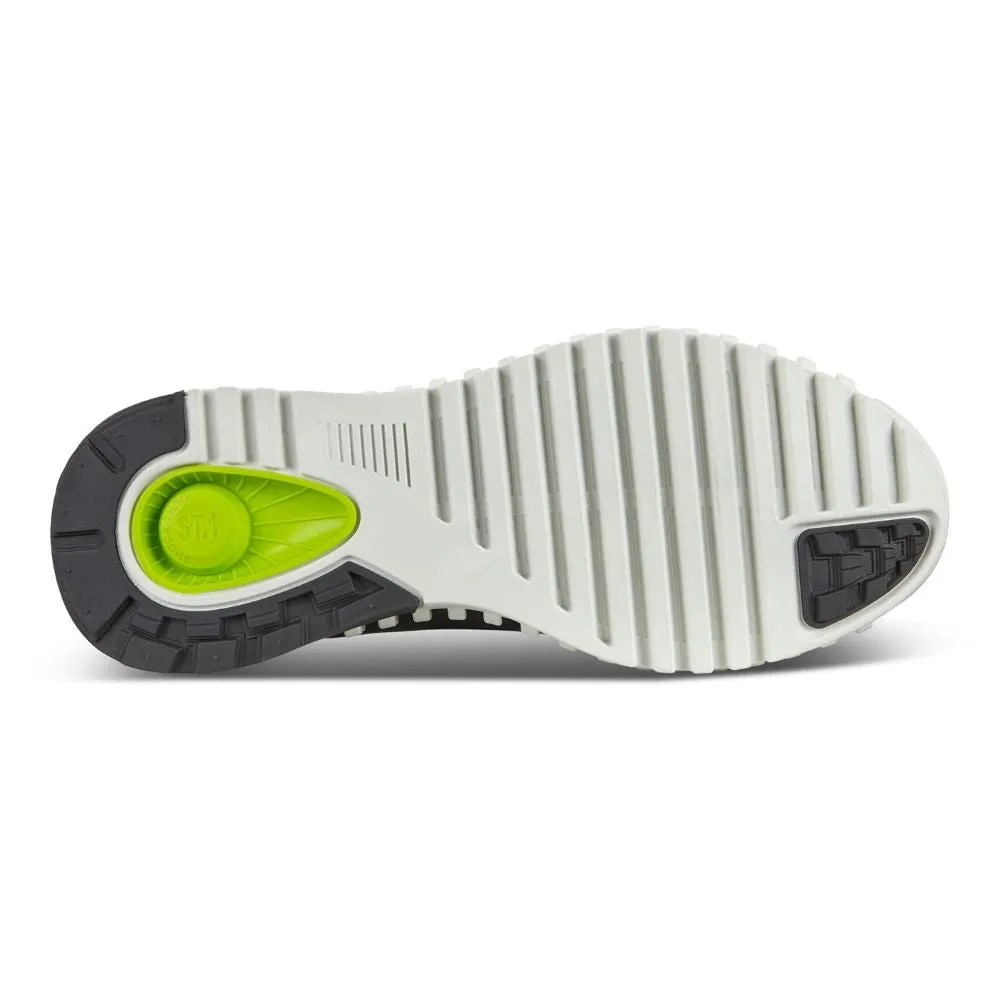 'Ecco' Men's Zipflex Low Sneaker - Moonless / Black