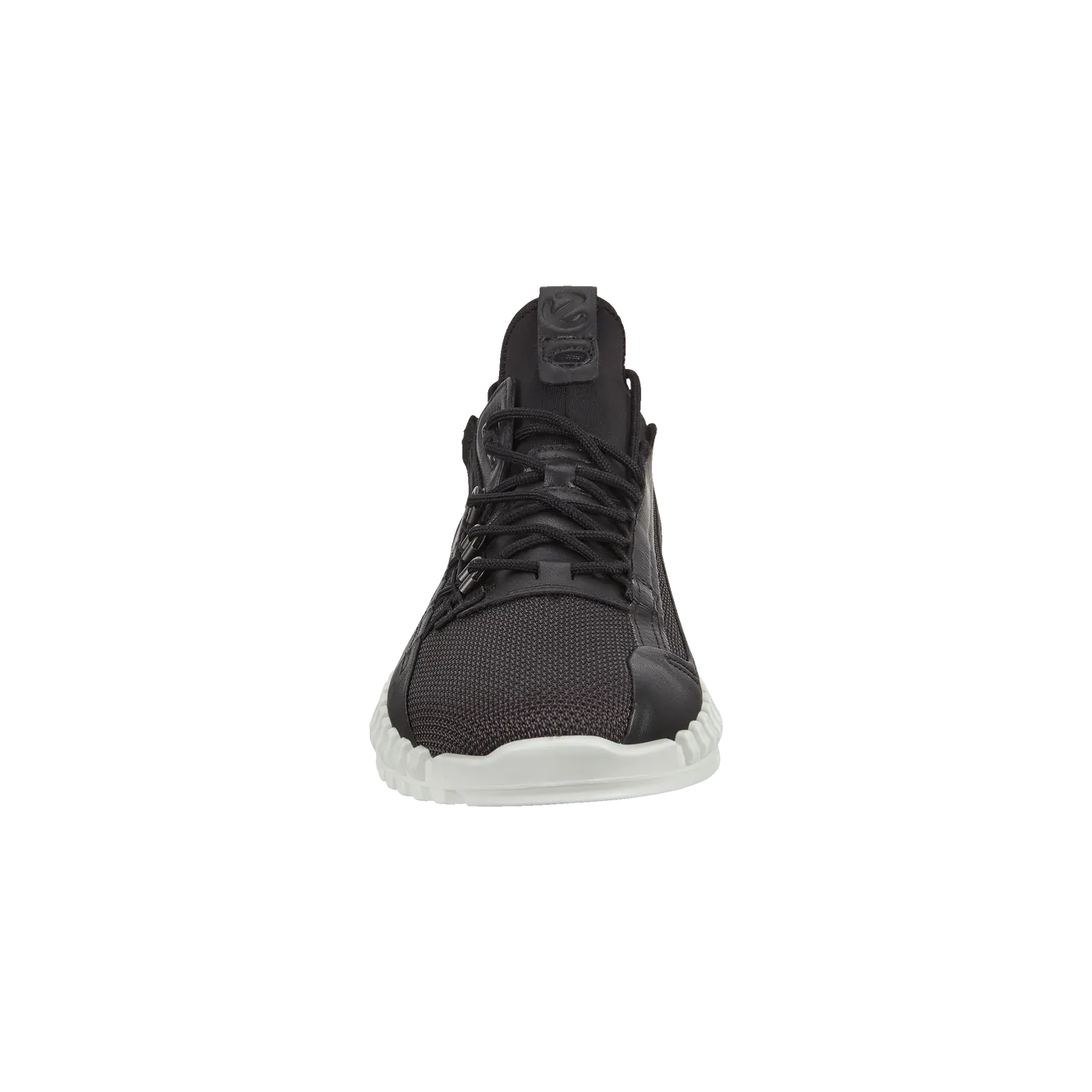 'Ecco' Men's Zipflex Low Sneaker - Moonless / Black