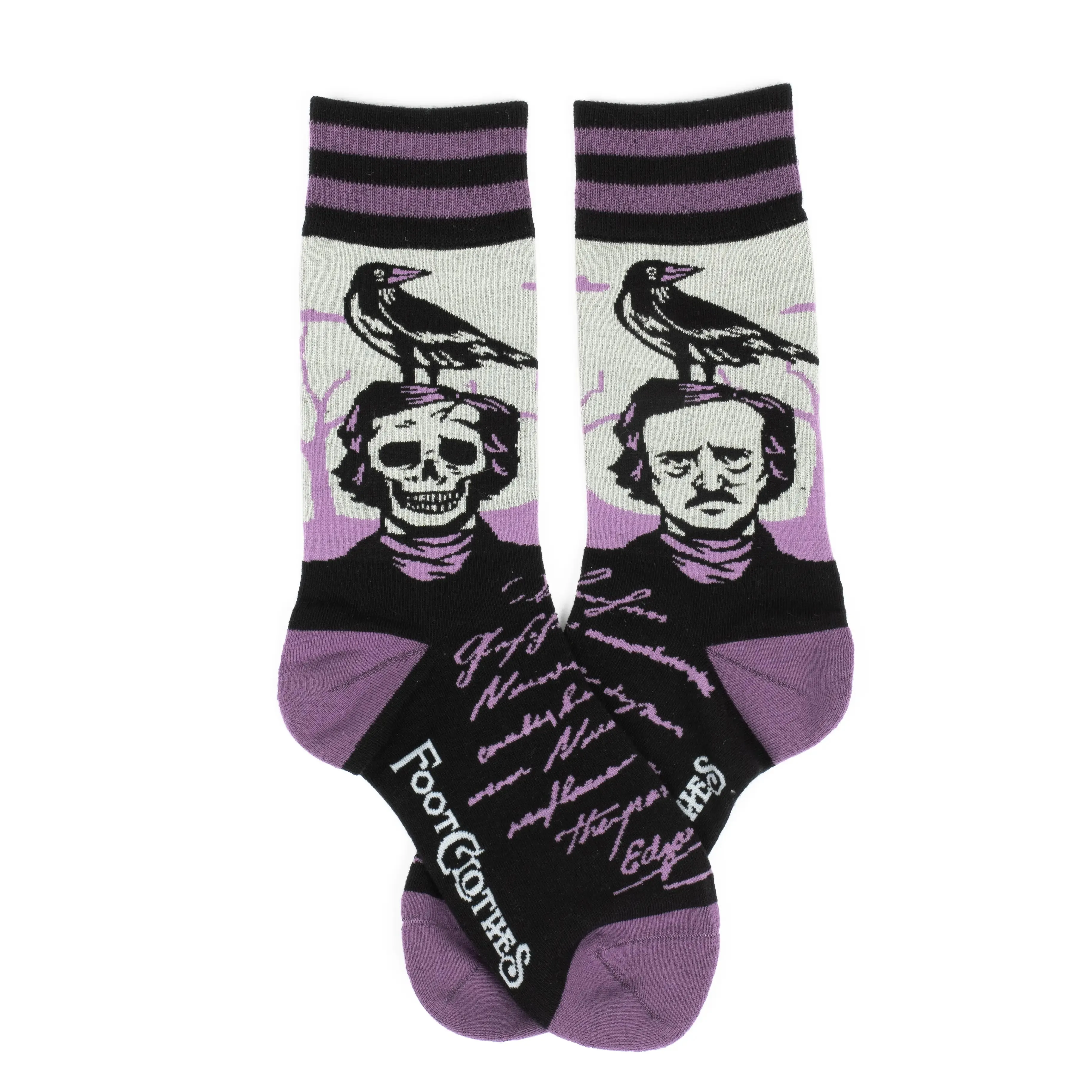 Edgar Allen Poe “The Raven” Unisex Crew Socks
