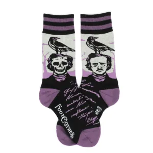 Edgar Allen Poe “The Raven” Unisex Crew Socks