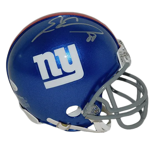 Evan Engram Autographed New York Giants Mini Football Helmet (JSA)