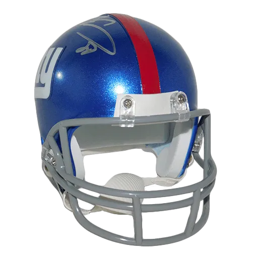 Evan Engram Autographed New York Giants Mini Football Helmet (JSA)