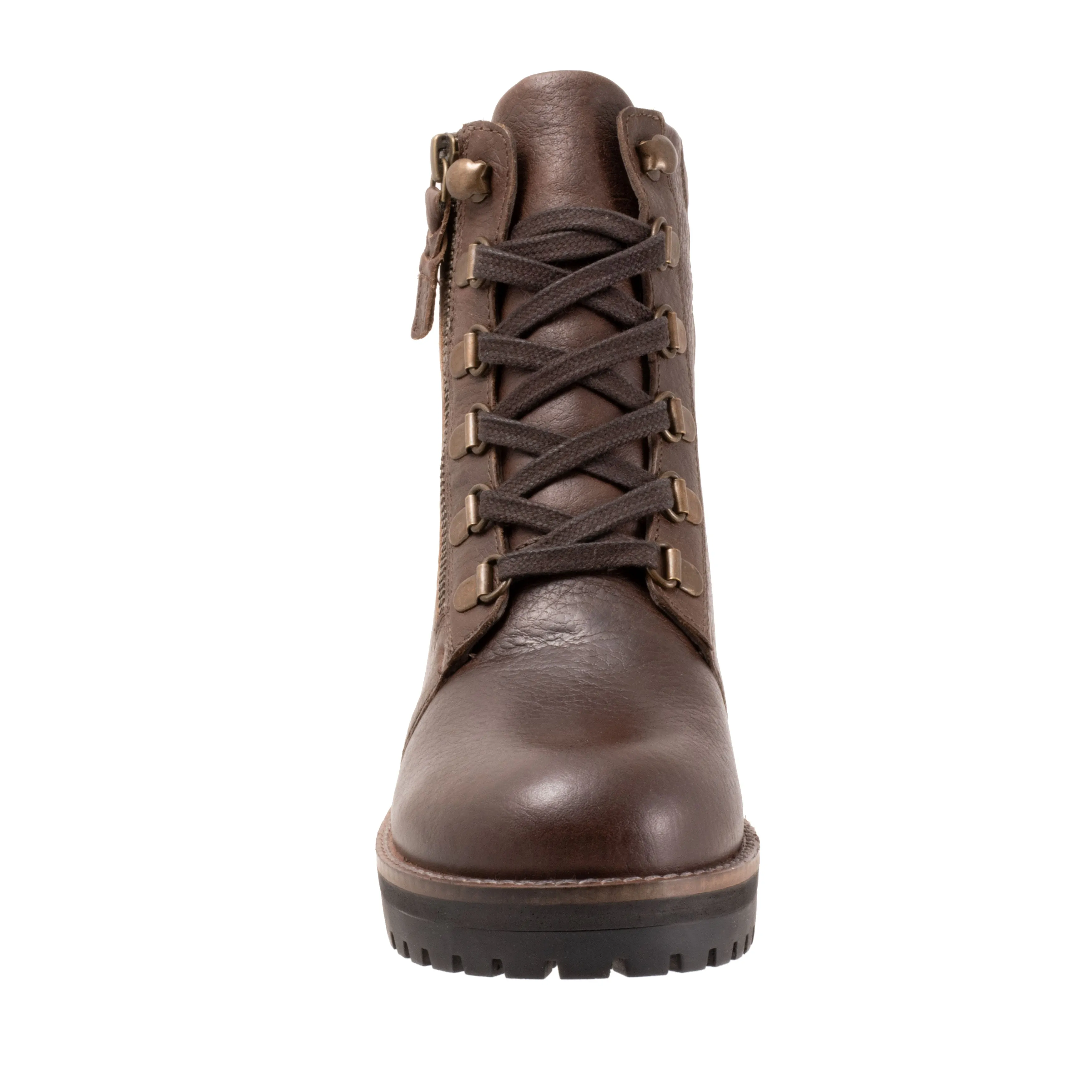 Everett Brown Tumbled Ankle Boots - LAST PAIR SIZE 10.5 AA US