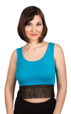 Fringed Singlet Crop Top