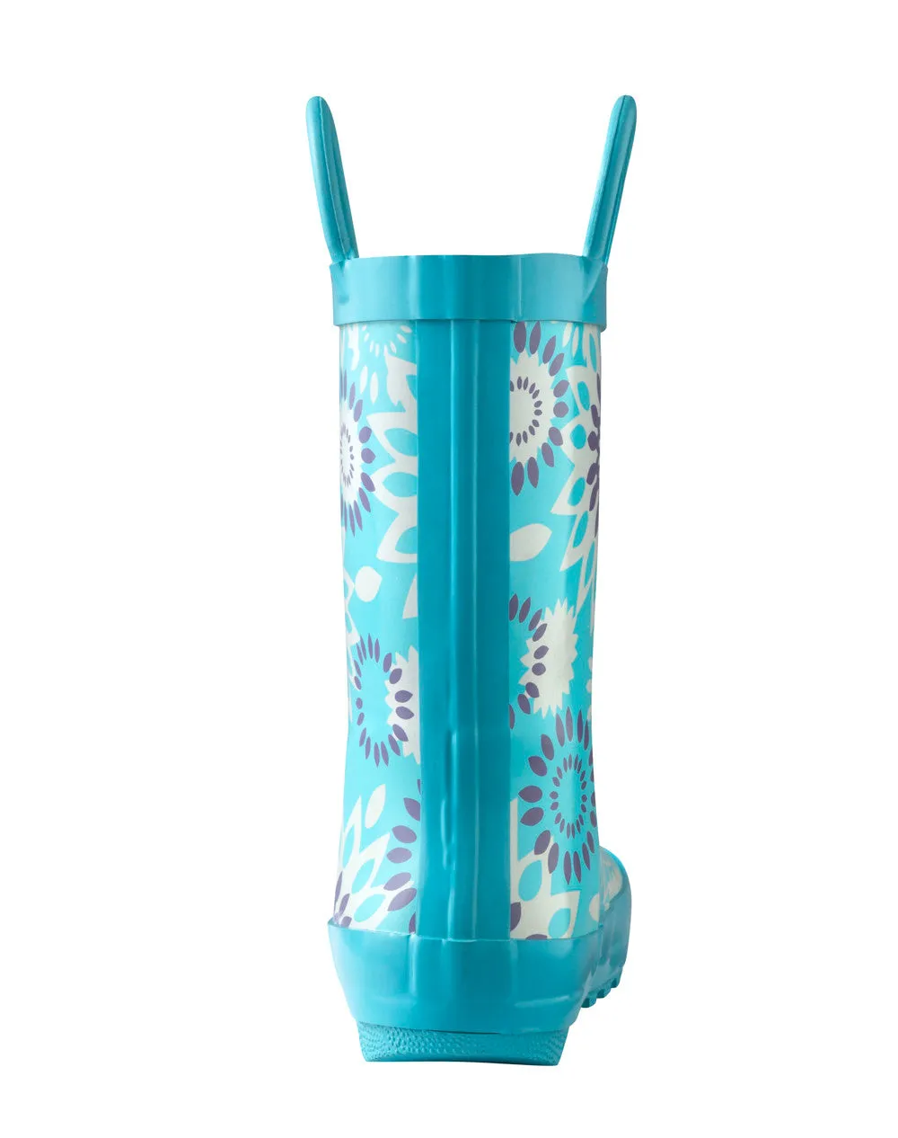 Frozen Bursts Loop Handle Rubber Rain Boots