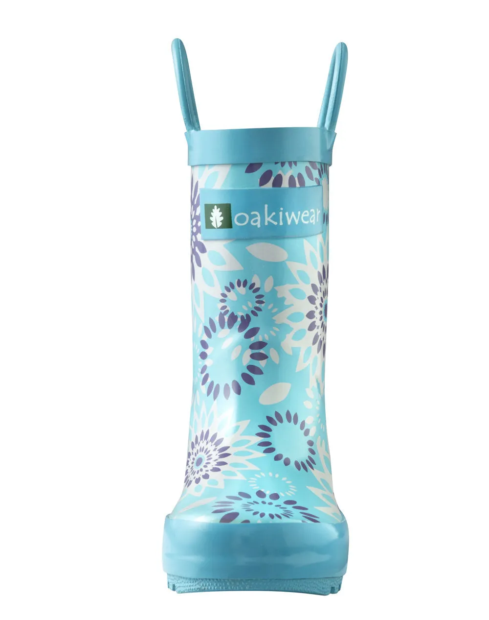 Frozen Bursts Loop Handle Rubber Rain Boots