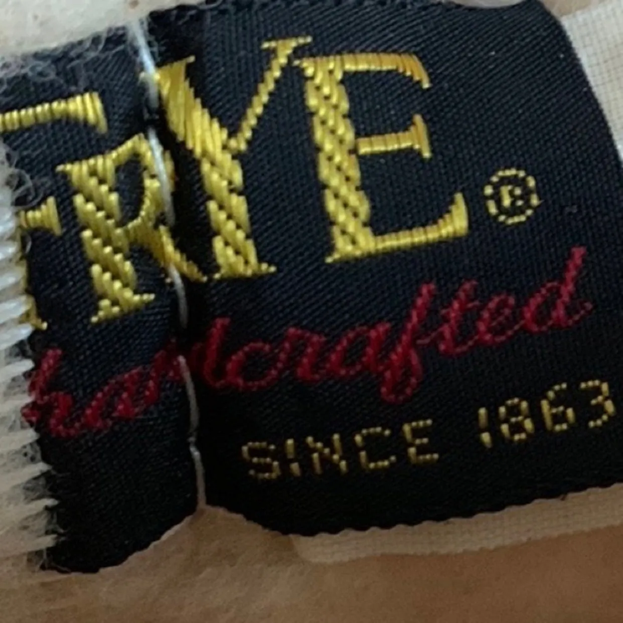 FRYE True Vintage Black Label Shearling Lined Tall Over the Knee Fold Down Boots