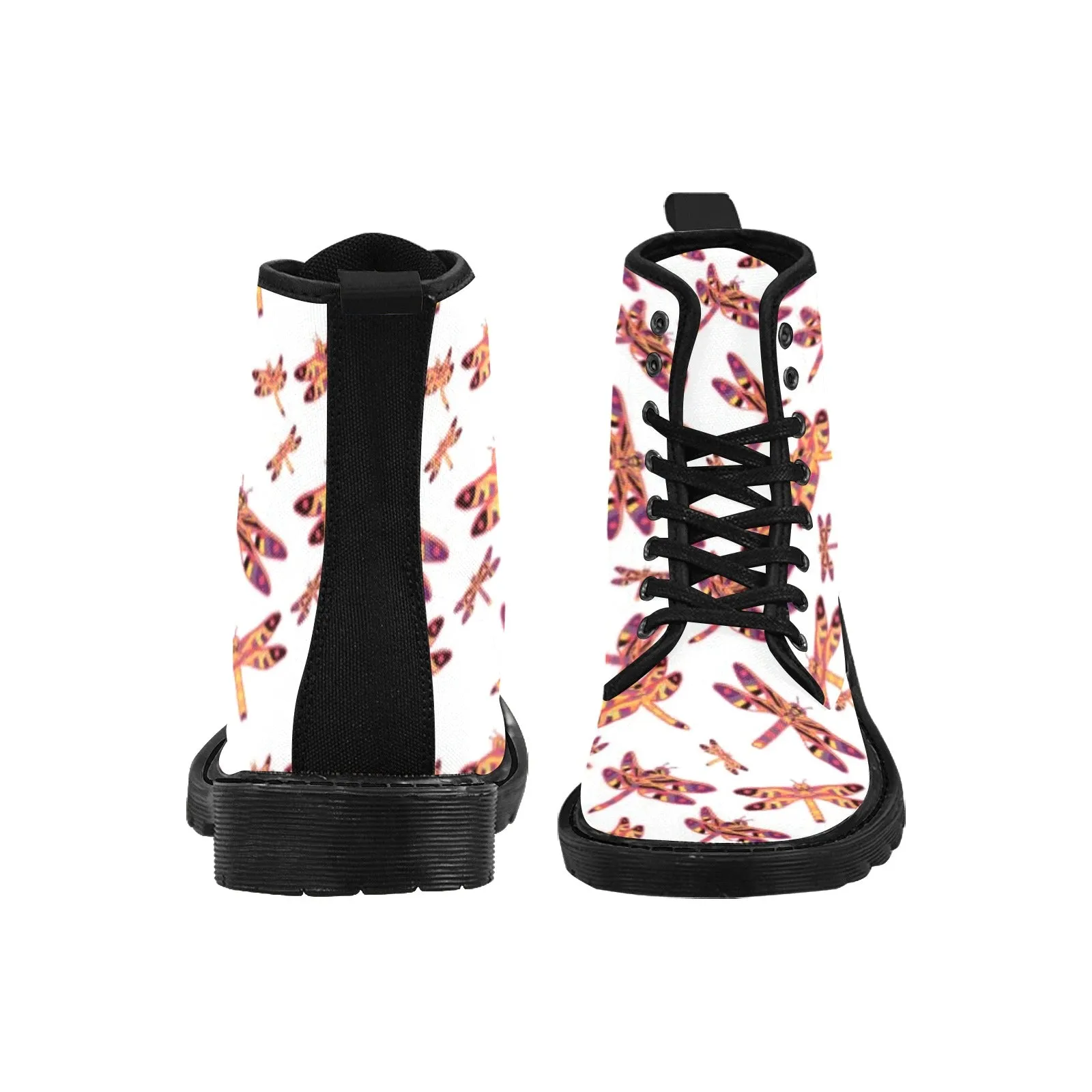 Gathering White Boots for Men (Black)